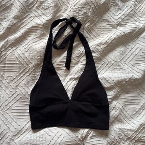 Garage Black Halter Top size small
